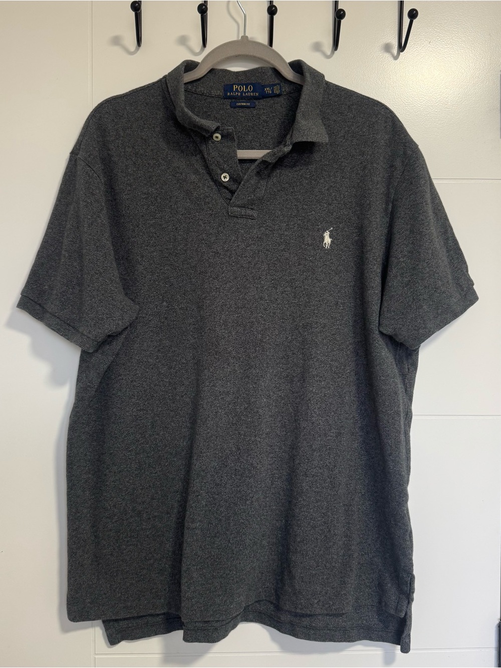 Polo by Ralph Lauren Charcoal Gray Short-Sleeve Polo